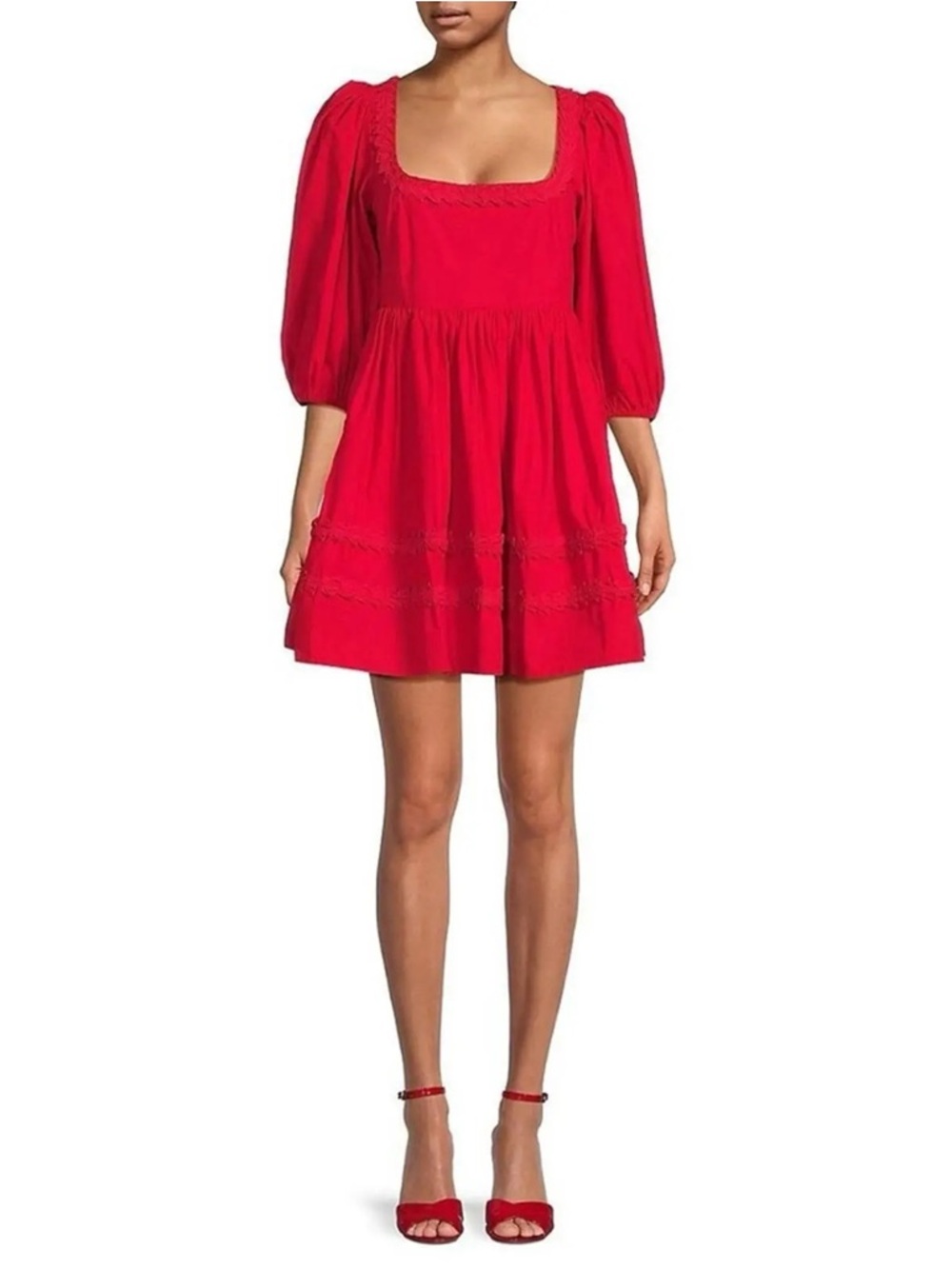 Rhode | Daya Red Mini Dress | New